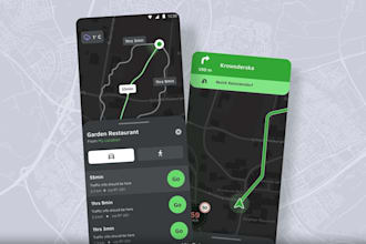 develop ai powered map navigation app with smart routing and real time insights