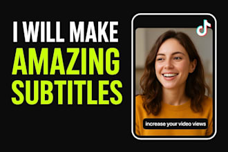 add professional subtitles to your tiktok videos