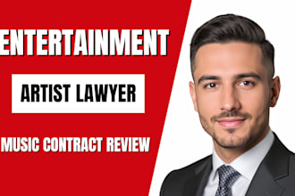 be your entertainment lawyer for artist, music, and label contracts