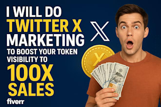 do twitter x marketing to boost token visibility to 100x sales