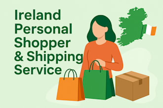 be your personal shopper in ireland