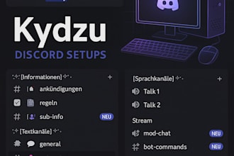 do a discord server in 24h