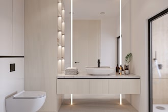 do 3d bathroom design, interior rendering and architectural visualization