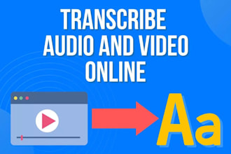 transcribe and translate your audio or video content