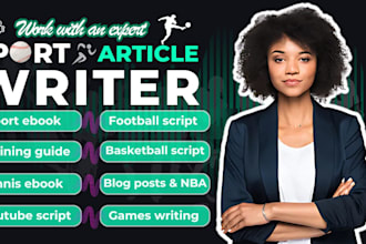 write sport ebook articles basketball guide football ebook wrestling cricket MMA