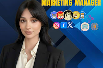 be your crypto token nft web3 social media manager and crypto content creator