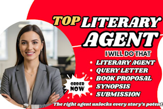 find top literary agents write query letter script synopsis for literary agent