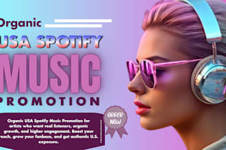 do organic spotify promotion for spotify listeners,  growth to go viral