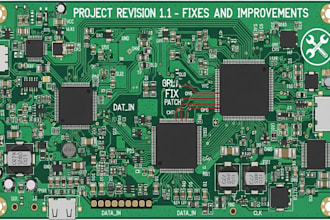 do quick pcb design for fixes and improvment project