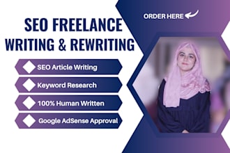 do manual article rewriting as your SEO freelance writer