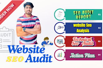 website SEO audit and action plan for better google ranking