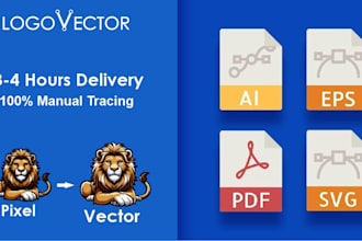 do tracing and convert logo to vector