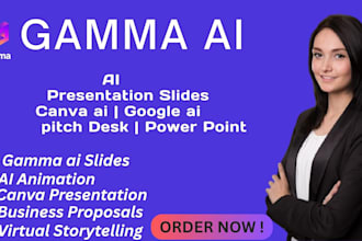 do gamma ai presentation design, pitch deck with gamma ai and slides ai