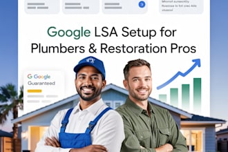 setup google local services ads for restoration and plumbers