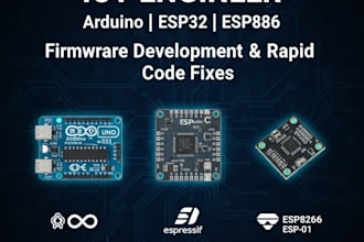 program and develop custom iot projects with esp32, esp8266, and arduino