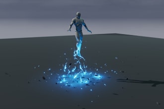 be your professional vfx artist for unreal engine and unity, VR, visual effect