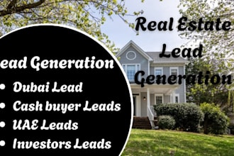 generate usa leads, cash buyer leads, investor leads, uae leads, lead generation