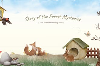 design children book illustrations and characters for storybook art