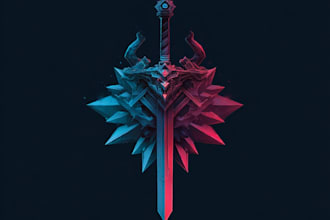 capture a fantasy rpg logo dnd image for you