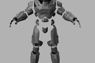 create custom 3d cosplay armor, helmets, and props for 3d printing