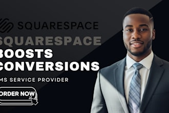 design, build, and SEO optimize a stunning squarespace website that elevates