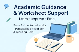 guide and support you with your assignments, worksheets, and research projects