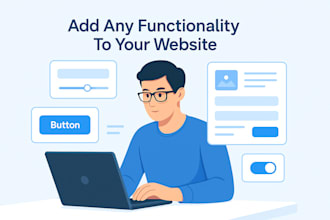add new features or functionality to your website
