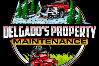 do a unique landscape, snow removal, and lawn care logo design