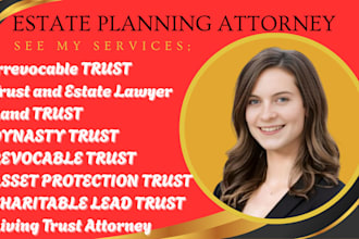 be your USA attorney for estate planning, irrevocable, revocable trust