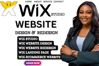 wix website design, redesign wix website, wix online store