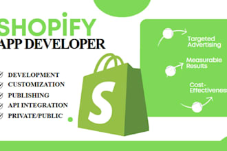 develop public private shopify apps, shopify ai apps, and custom solution