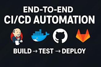 set up ci cd pipelines using github actions, gitlab, or jenkins