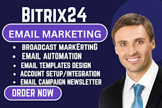 do bitrix24 email automation workflow campaign broadcast marketing integration