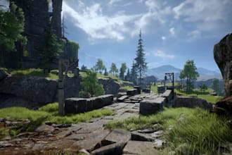 create 3d worlds for your game, VR or metaverse for unity and unreal engine5