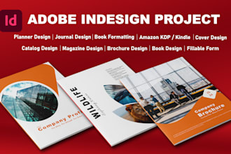 design product catalogue, canva brochure booklet, sales pamphlet magazine banner