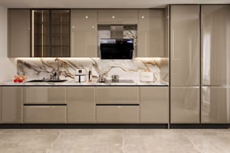 restyle 3d minimalist kitchen, cabinetry render, furniture layout, ikea product