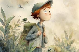 illustrate watercolor children book