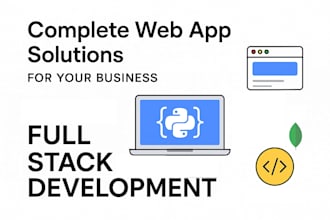 develop a complete webapp solution for your business