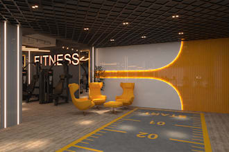 design modern commercial interior space with high end aesthetics