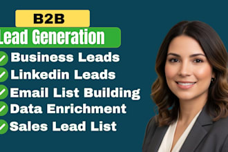 do b2b lead generation, data enrichment, email list building