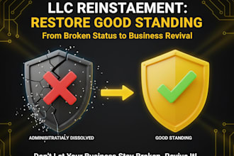 reinstate your US llc and restore good standing