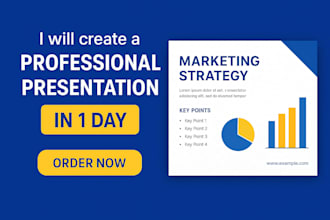 create a professional presentation in 1 day