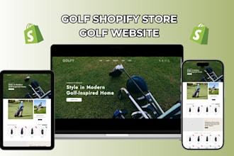 design golf website golf store shopify store golf shopify store golf accessories