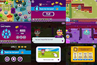 build 2d unity game development, mobile game, unity 2d game development, 2d game