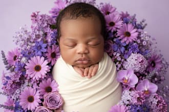 turn your newborn photo idea into ai baby portraits