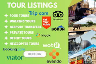 list and optimize your tours and activities on tripcom viator and klook