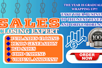 be your sales representatives,high ticket sales closer,cold calling expert