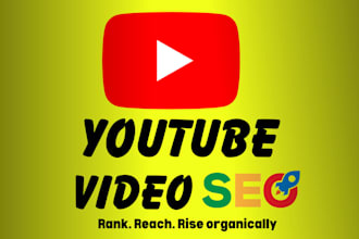 do organic youtube video SEO for more reach