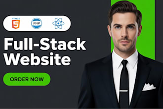 be full stack web developer for website development