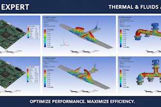 do cfd and thermal heat transfer analysis in ansys fluent
